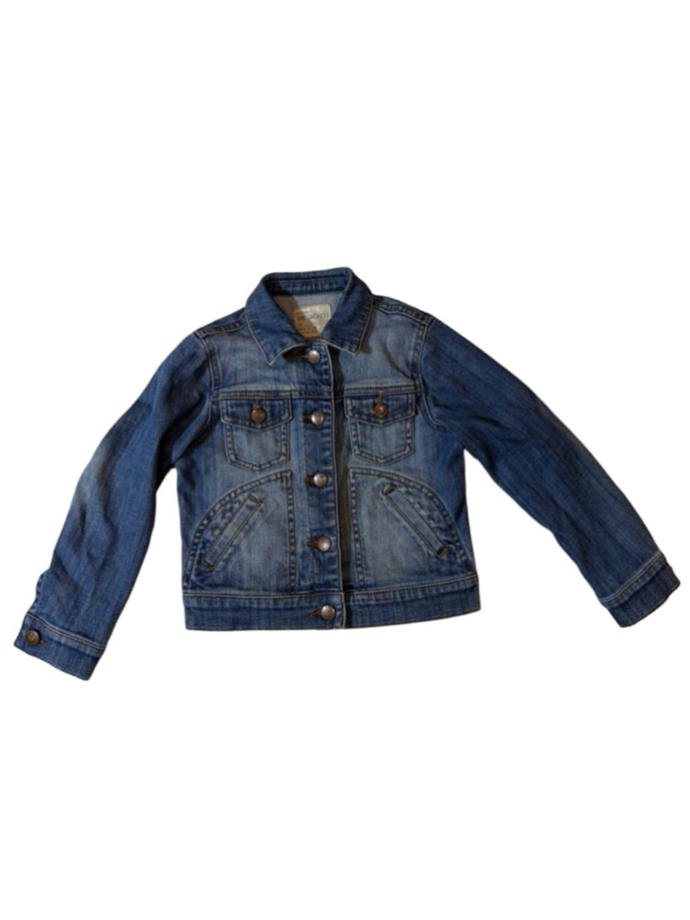 Joe’s Jeans Kids Medium Wash Denim Trucker Jacket Size 5